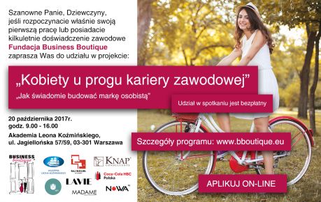 Kobiety u progu kariery zawodowej. Edycja Druga